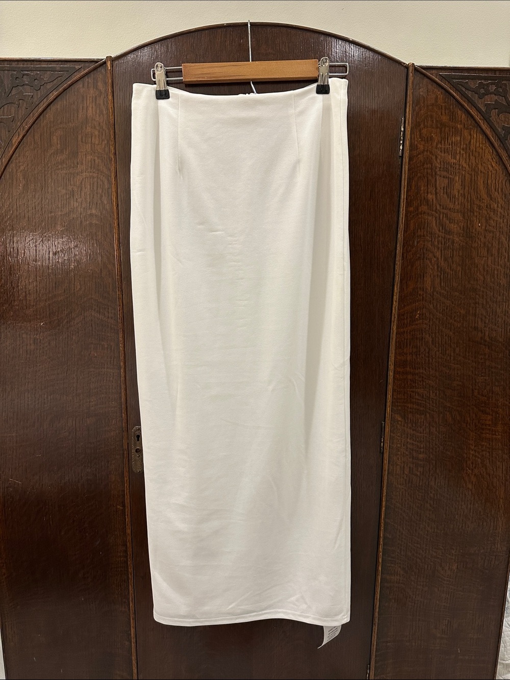 superdown White Maxi Skirt - Straight Silhouette